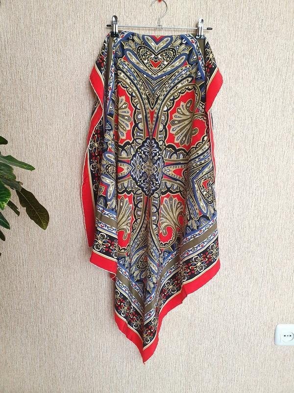 Women American Vintage Scarf Red One size