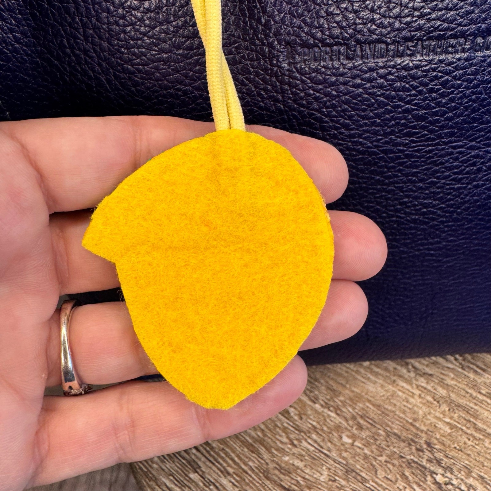 Lemon Bag Charm Yellow Lemon Fruit Purse Charm NEW FAST SHIP Beaded Charm