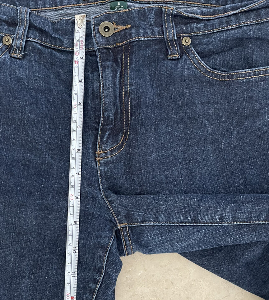 Lauren Jeans Co. Premium Denim Classic Straight Leg Dark Wash Women’s 8