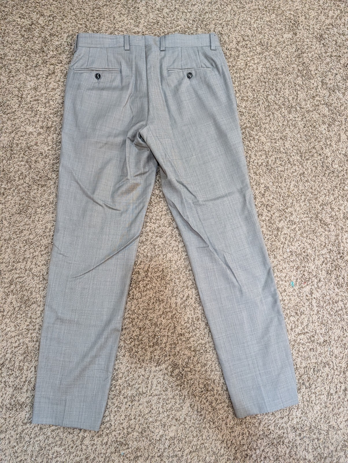 Carbon2Cobalt Mens Pants 36×32 Gray Chino Casual