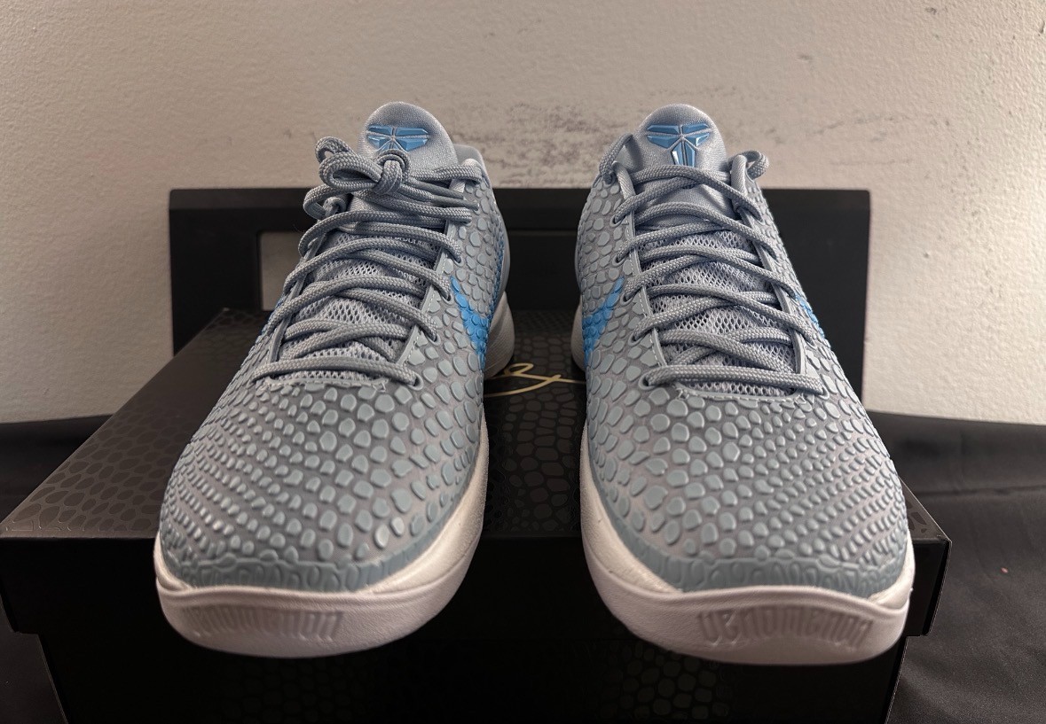 IQ3672-400 Caitlin Clark x Zoom Kobe 6 Protro ‘Light Armory Blue’ mens Size 7-12