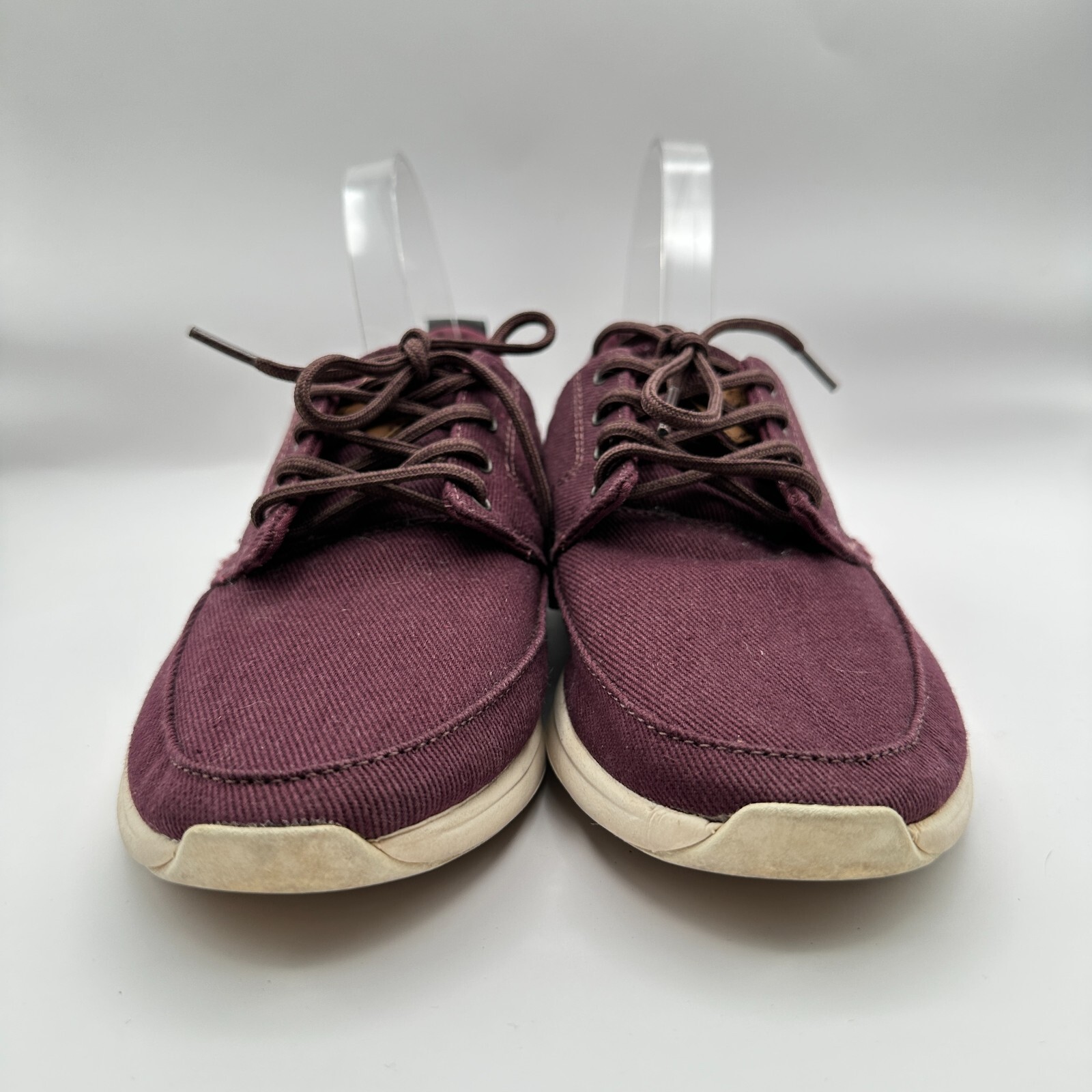 Reef Rover Canvas Sneakers Shoes Womens Size 8.5 Maroon Red Casual Travel Beach