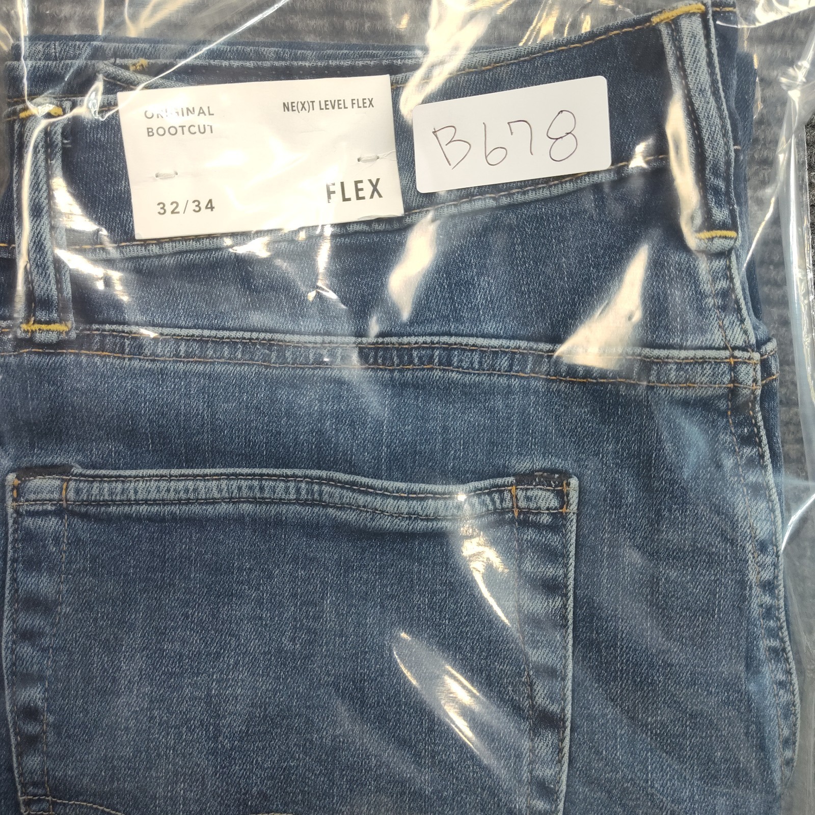 American Eagle Jeans Mens 32×34 Medium Wash Original Boot Next Level Flex