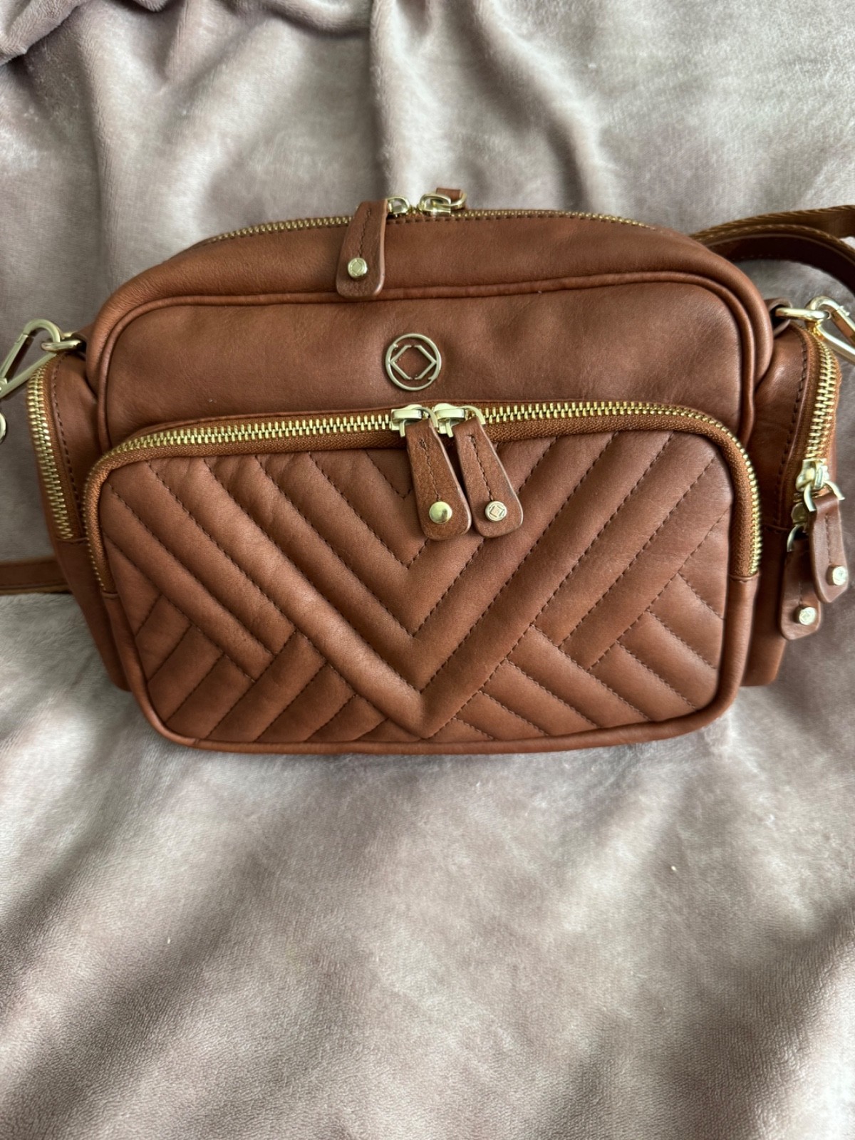 Keri Kit gretchen cross body brown leather