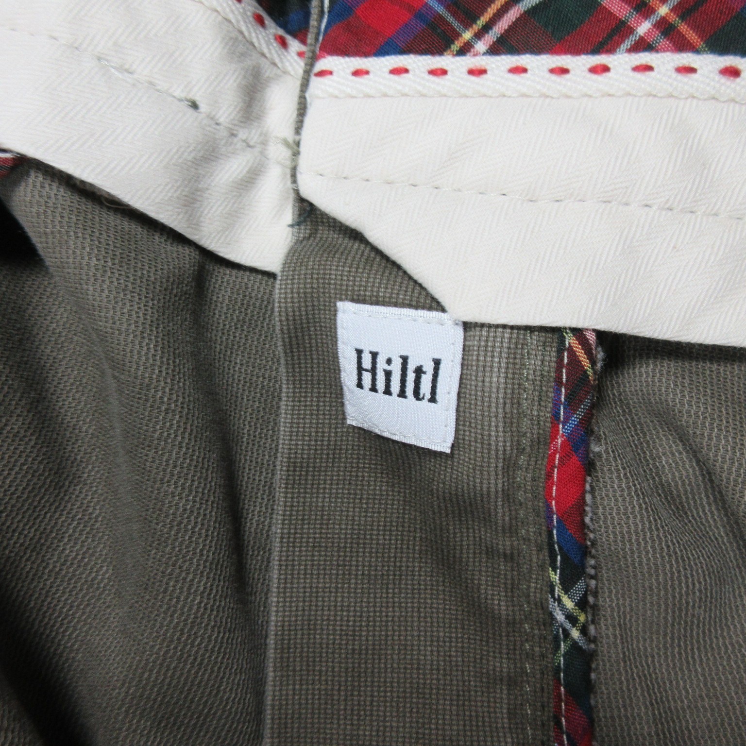 Hiltl mens light brown straight leg contemporary chino pants 32×34