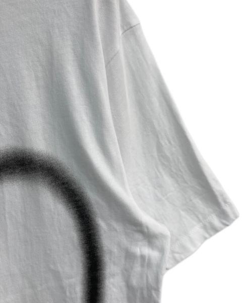 SPORT MAX Heart Print T-Shirt S White/Black Cotton Ladies Top