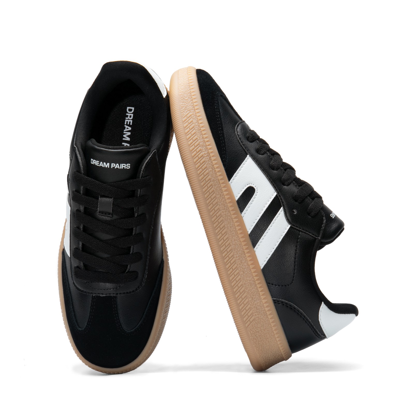 Women Tennis Shoes Fashion Sneakers Walking Shoes Lace-Up Comfort Casual Shoes