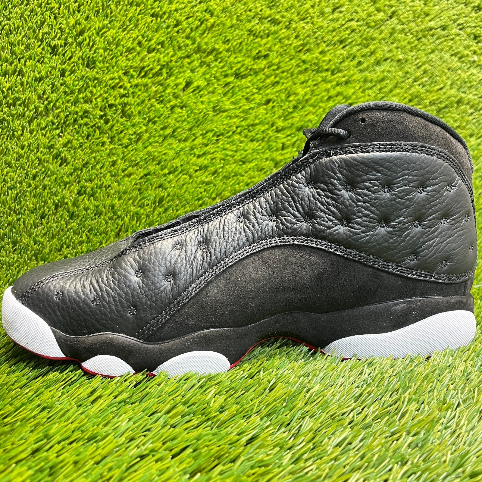 Nike Air Jordan 13 Retro Mens Size 12 Black Athletic Basketball Shoes Sneakers