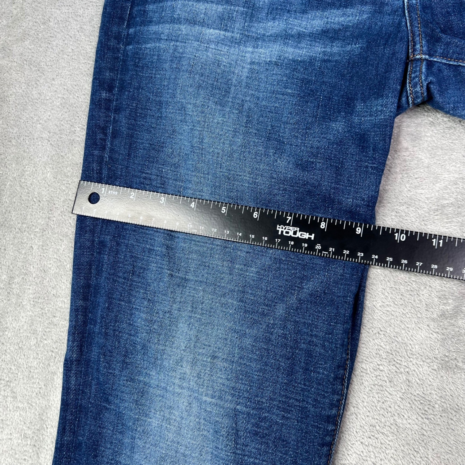 Joe’s The Brixton Jeans Mens 32 Blue Solid Straight Narrow Fit Whiskered Denim