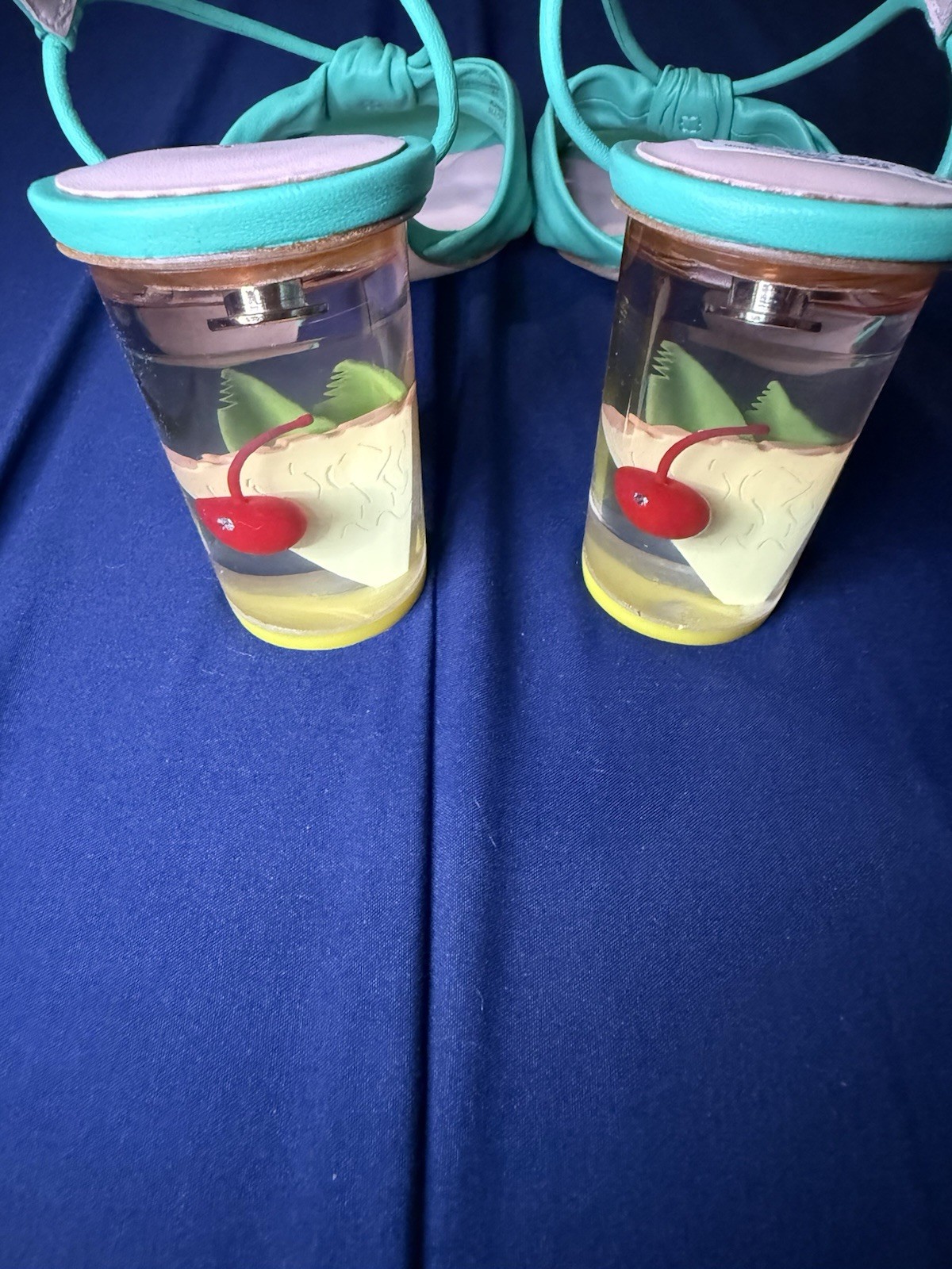 Kate Spade Mai Tai Heels Size 8 Women’s Shoes Teal Green