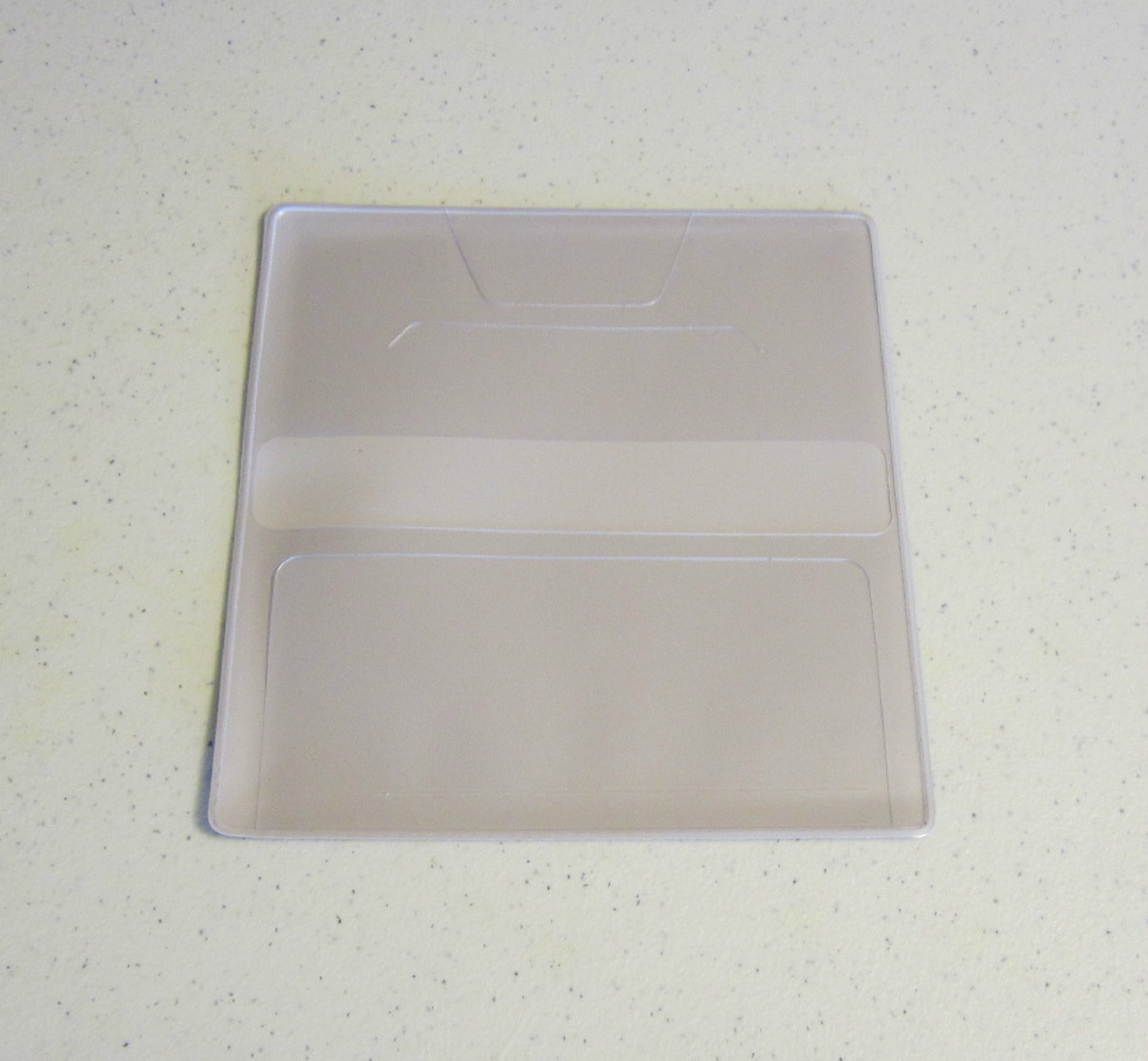 1 NEW GREY MARBLE VINYL CHECKBOOK COVER WITH DUPLICATE FLAP CHECK BOOK COVERS