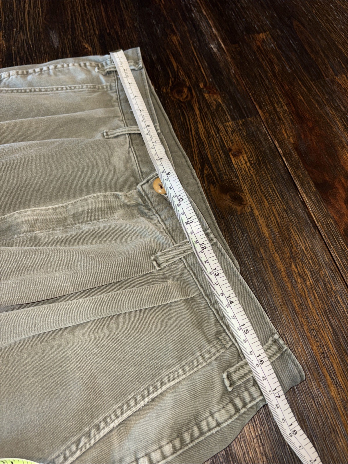 Vintage 80s Dickies Cargo Workwear Pants Double Pleated Talon Zipper Green 34×32
