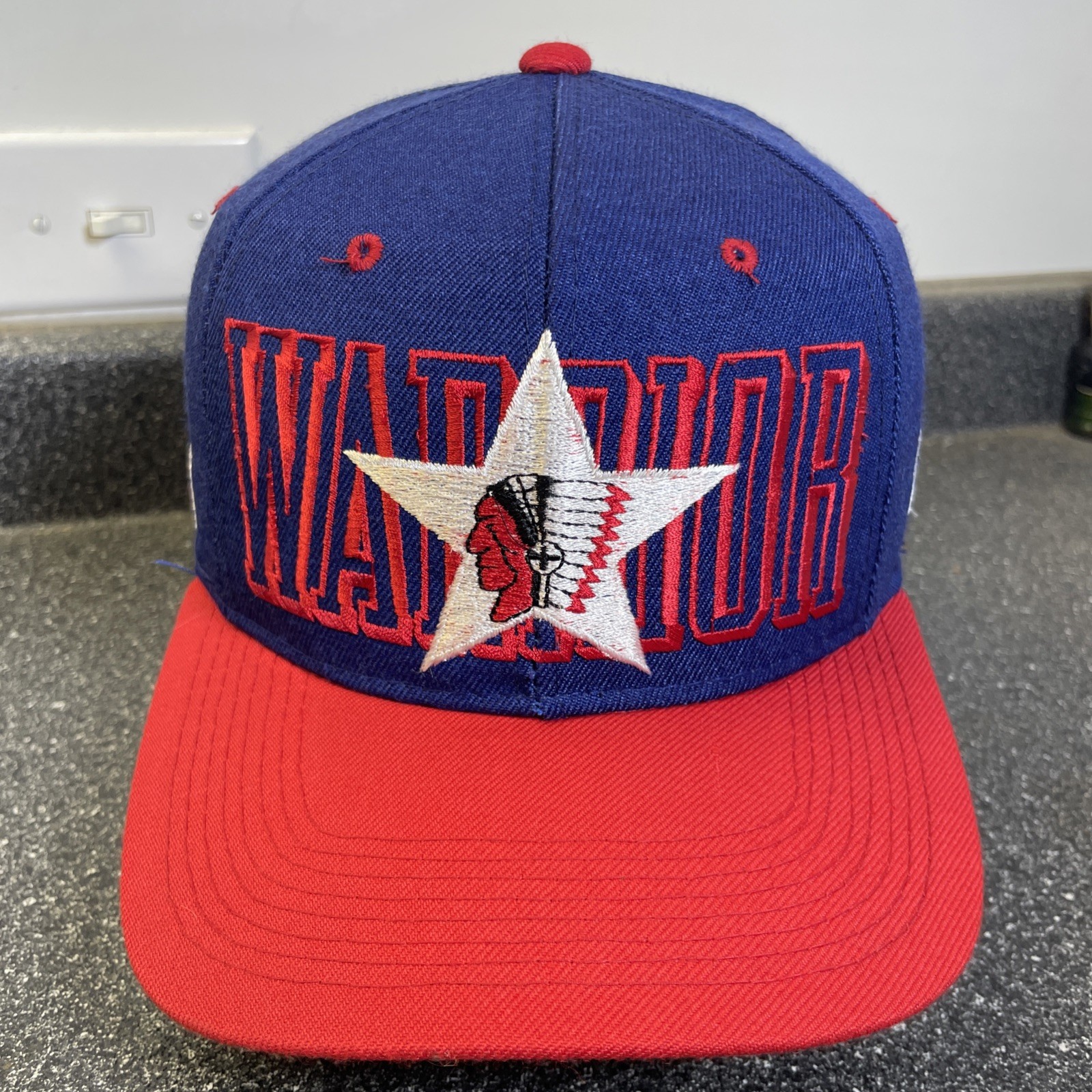 Vintage Korean War Warrior Hat Cap Snapback Re-up Second To None Veteran NWOT