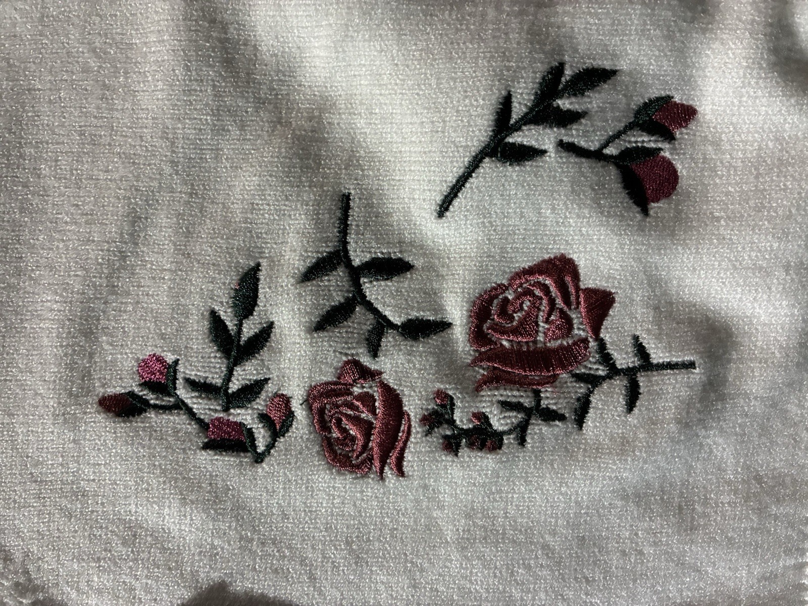 Willow & Wind Women’s White Crew Neck Knit Cardigan Button-Front Floral M