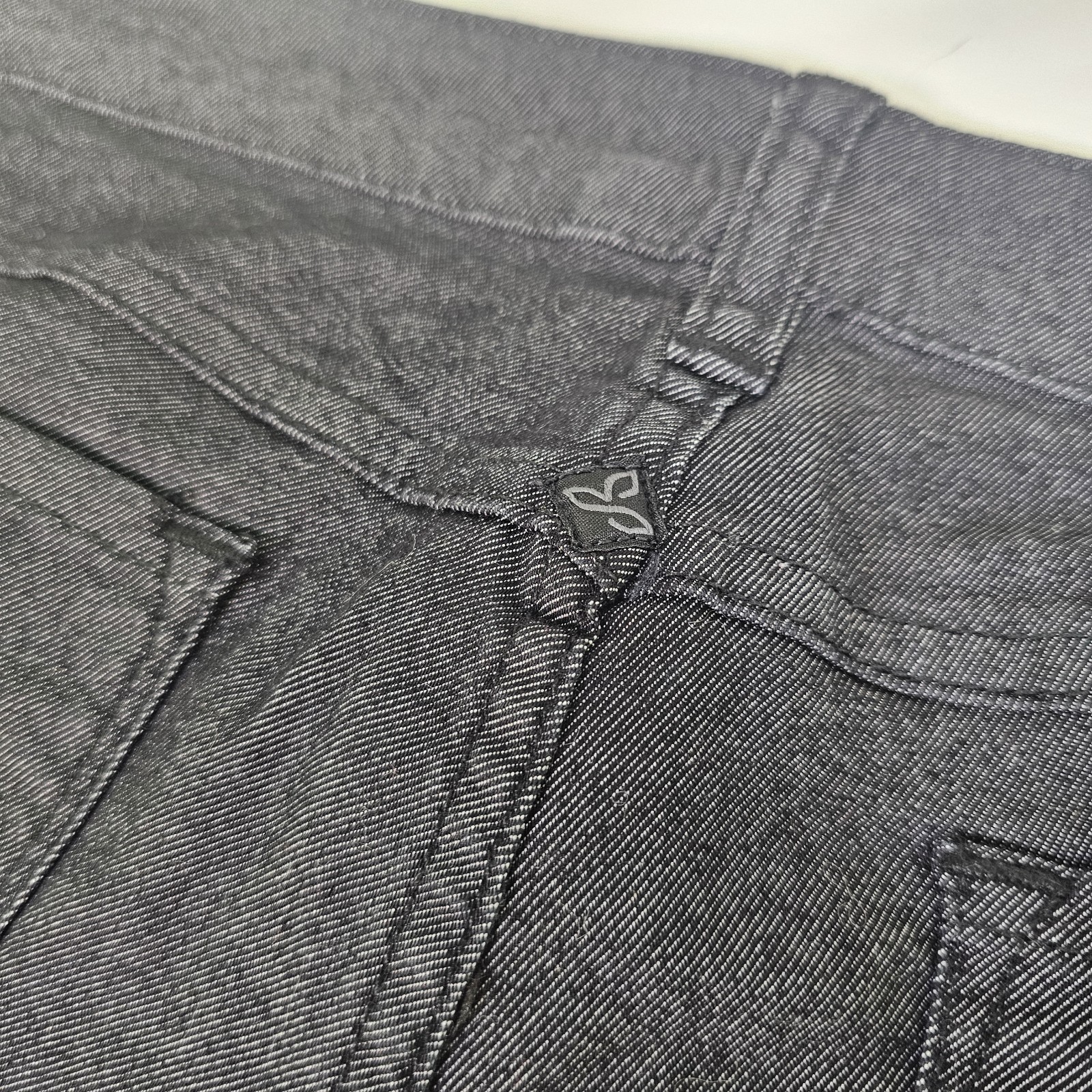 PrAna Size 8/29 Womens Charcoal Grey Organic Cotton Blend Straight Stretch Pants