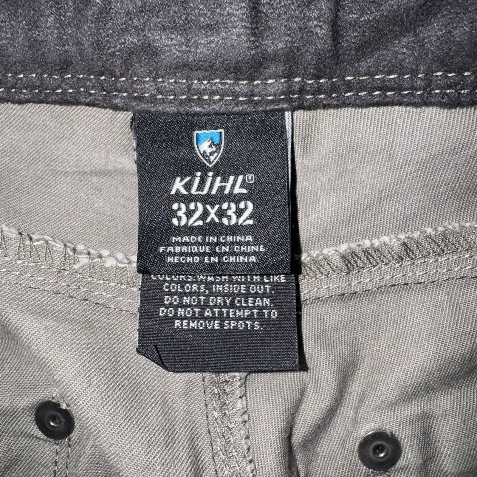 Kuhl Men’s Free Rydr 32×32 Gray Forged Iron Vintage Patina Dye Outdoor Hiking