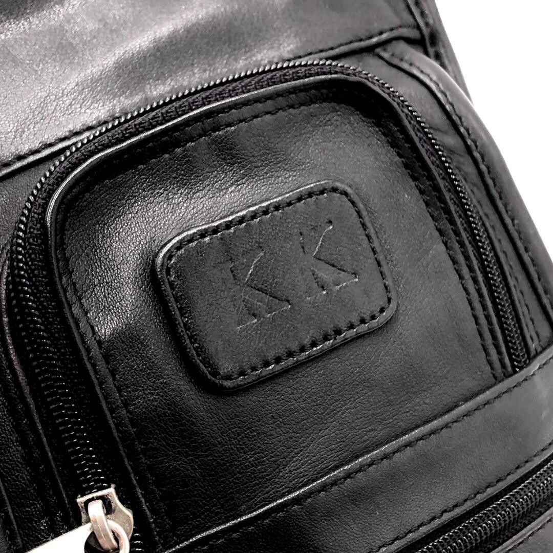 TUMI Leather Black Crossbody Shoulder Bag Travel Organizer Men’s 25cm 17cm