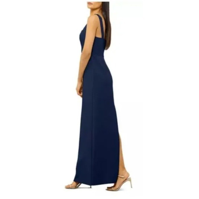 BCBGMAXAZRIA Dark Navy Sweetheart Maxi Evening Gown Dress MT01D35DNY Size 10 NWT