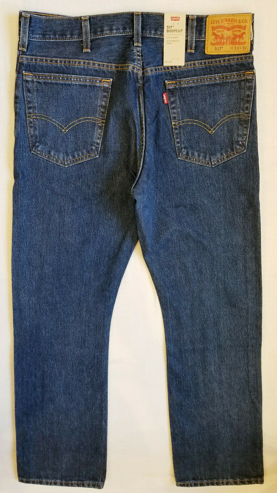 Levis 517 Bootcut Fit Mens Jeans Szs:30,32,34,36,38,40 Dark Stonewash #05170196