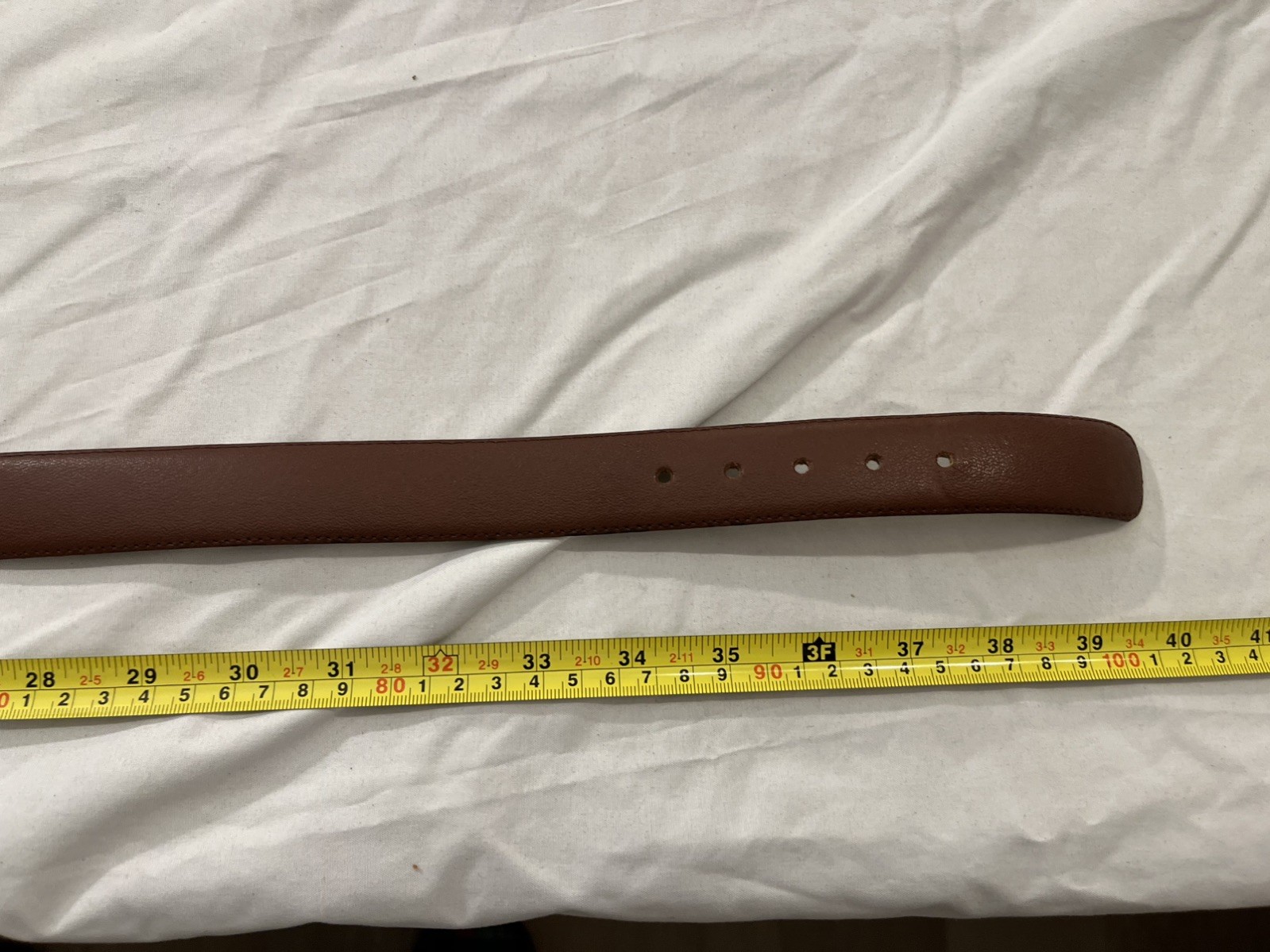 Seville Genuine Leather inside Zip Belt – 36
