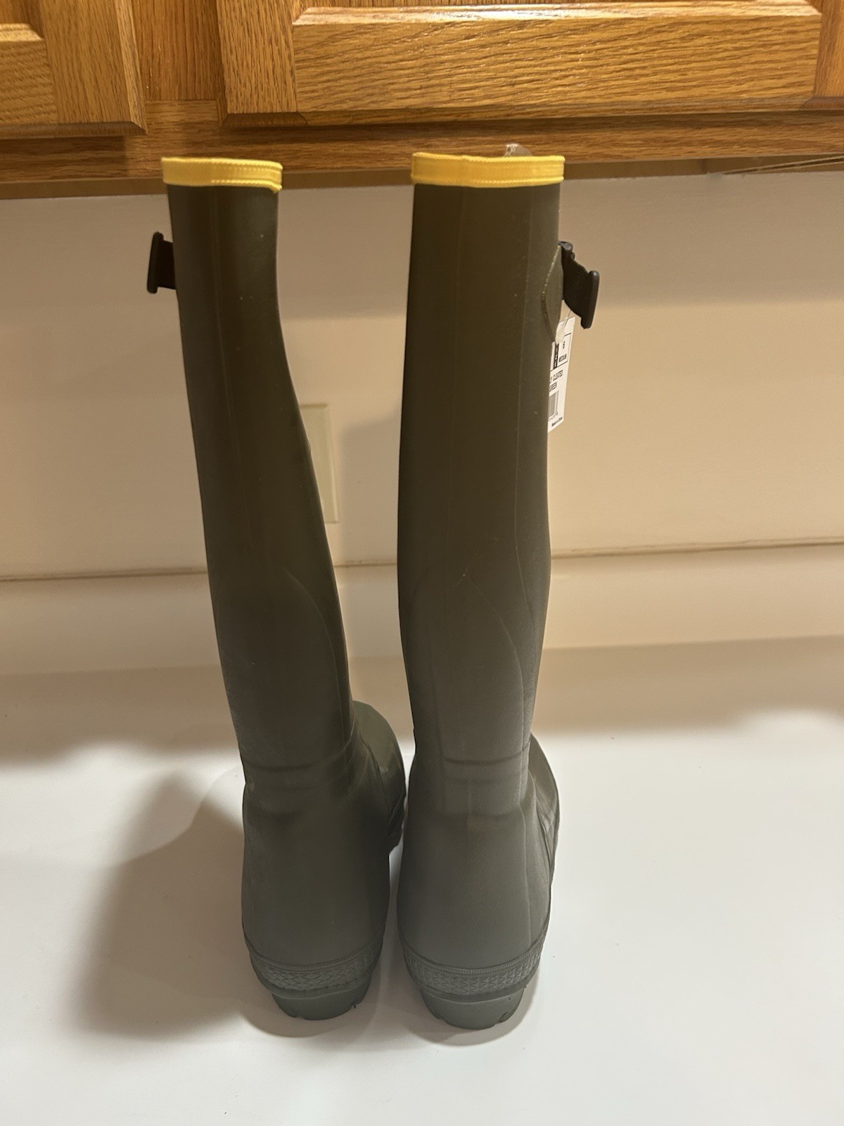 Lacrosse Burly Mens OD Green Cleated Rubber 18in WP Work/Hunting Boots- 20