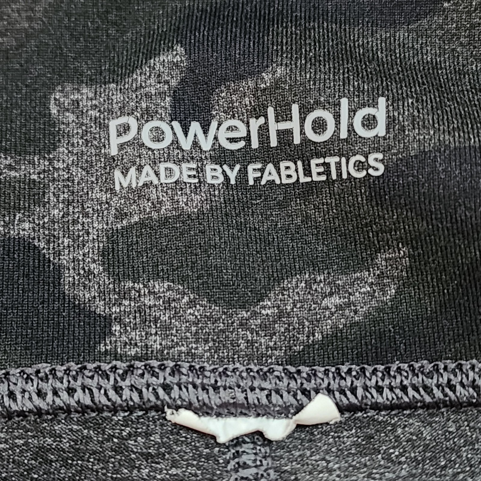 Fabletics Leggings Womens Size M Medium Powerhold Green Camo Pull On Stretch