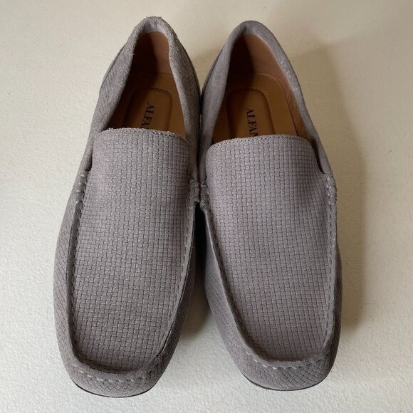 Alfani Kendric Men’s Textured Driving Loafer Shoes Size 10