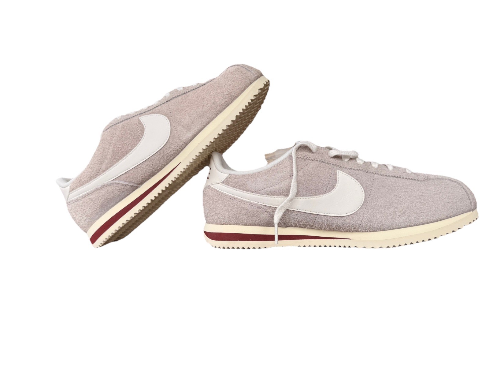 Nike Cortez SE Suede Sneaker Men’s 11 Grey/Red/Coconut Milk/Sail – HF3142-001