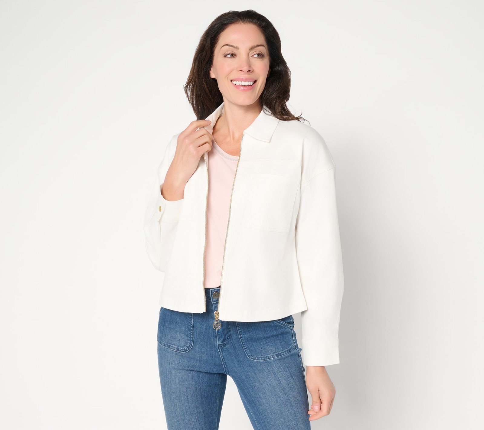 Belle by Kim Gravel Women’s Jacket Sz S Make Your Selection: Twill White A733781