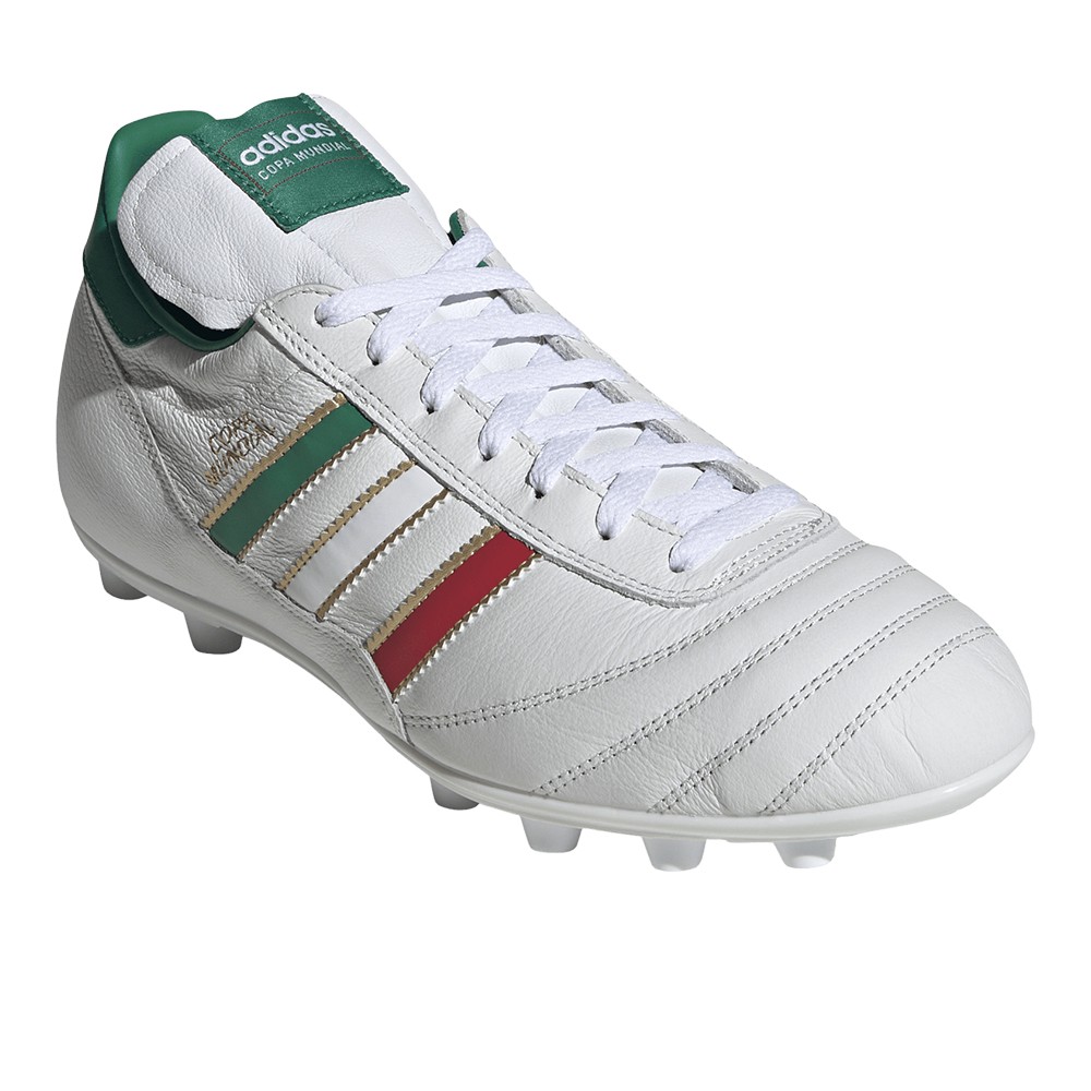 adidas Copa Mundial Football Firm Ground Mens Green, White Sneakers Athletic Sh