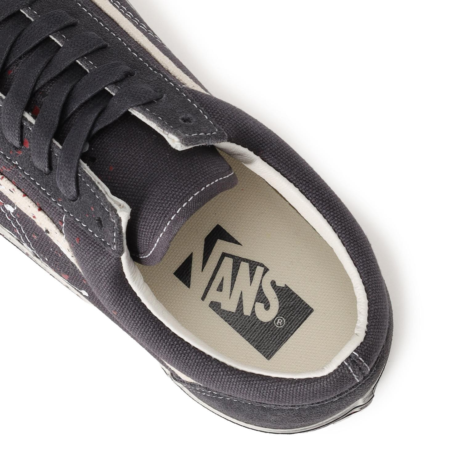 Vans Premium Old Skool 36 Paint Splatter Charcoal VN000D9RH91 Men’s Size New