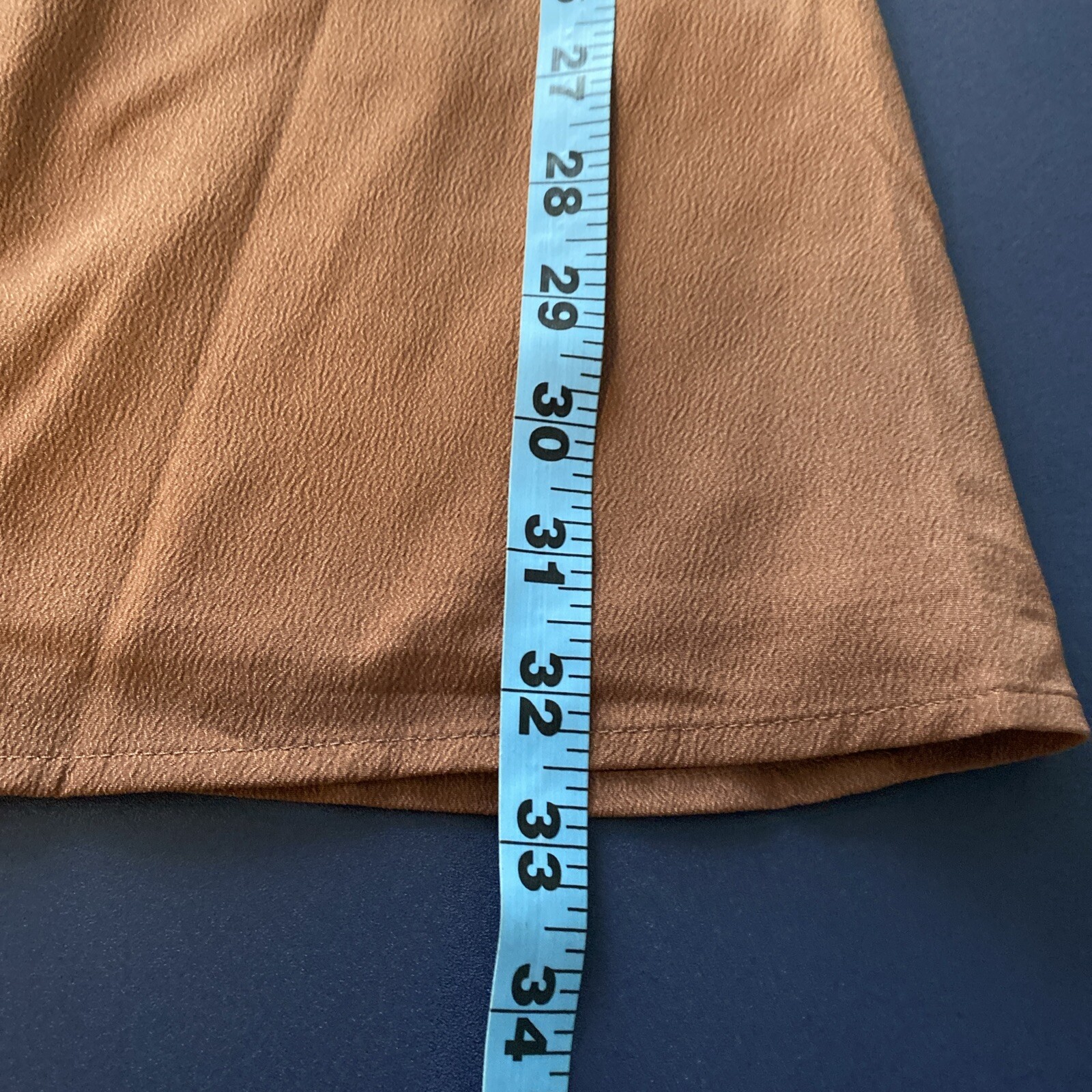 Abercrombie Fitch Mini Dress M Brown Poplin Trapeze Shirt Fit Flare Minimalist