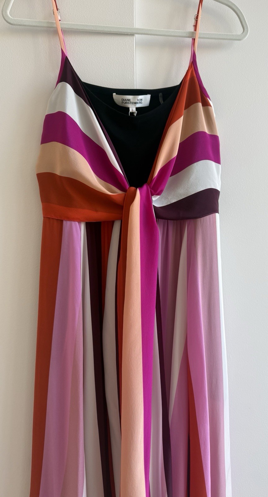 Dianne von Furstenberg Colorful Full Length Summer Dress
