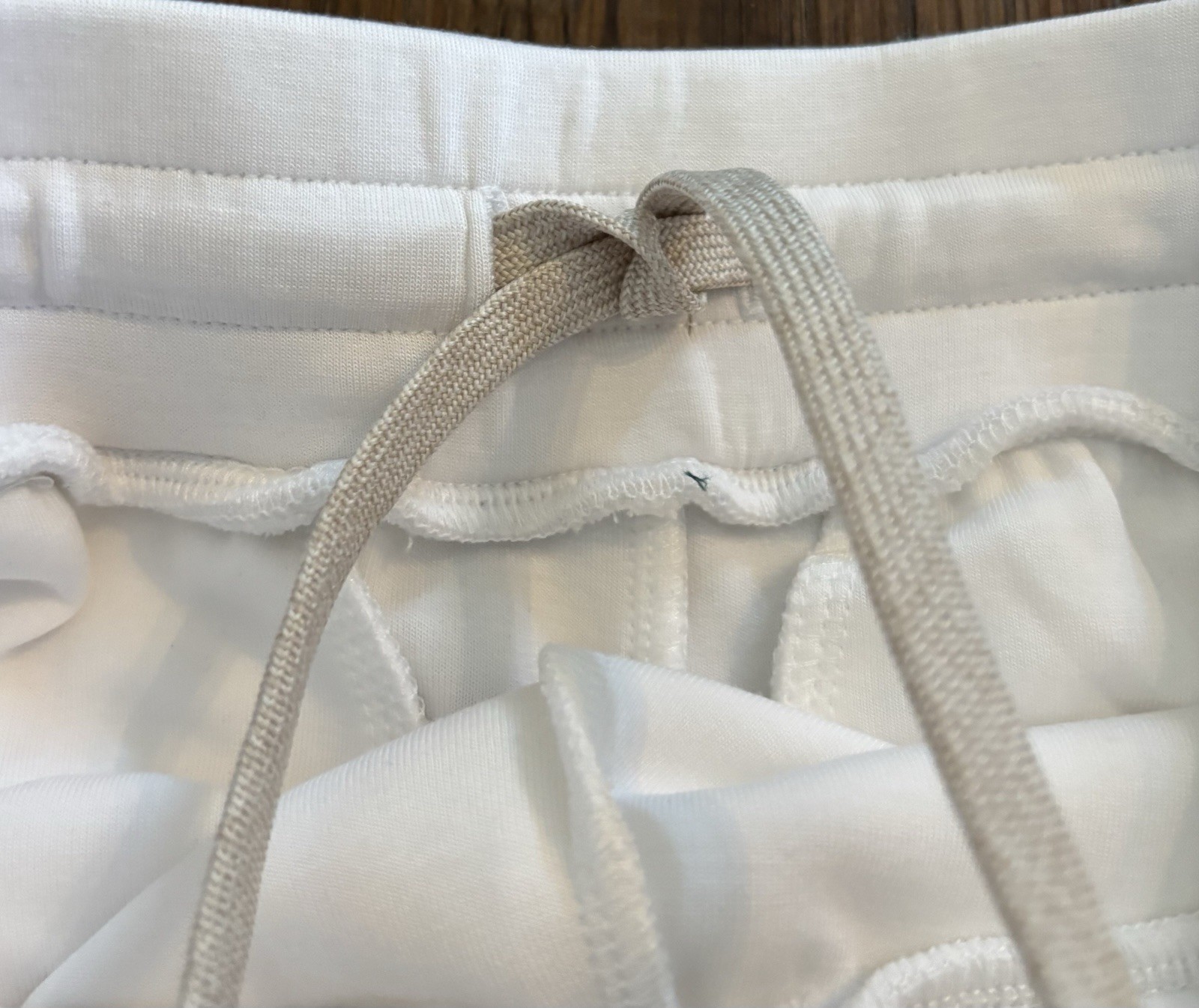 Varley DoubleSoft Slim Stripe Cuff Pants 26″ White Jogger Sweatpant XXS NWT $120