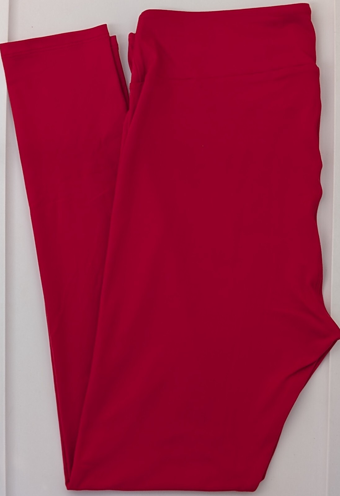 Tall & Curvy LuLaRoe TC Leggings Solid Persian Red NWT 64