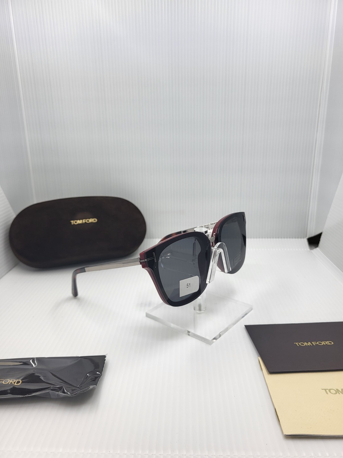 Tom Ford FT1014 71A 68 – Philippa Smoke Square Ladies Sunglasses