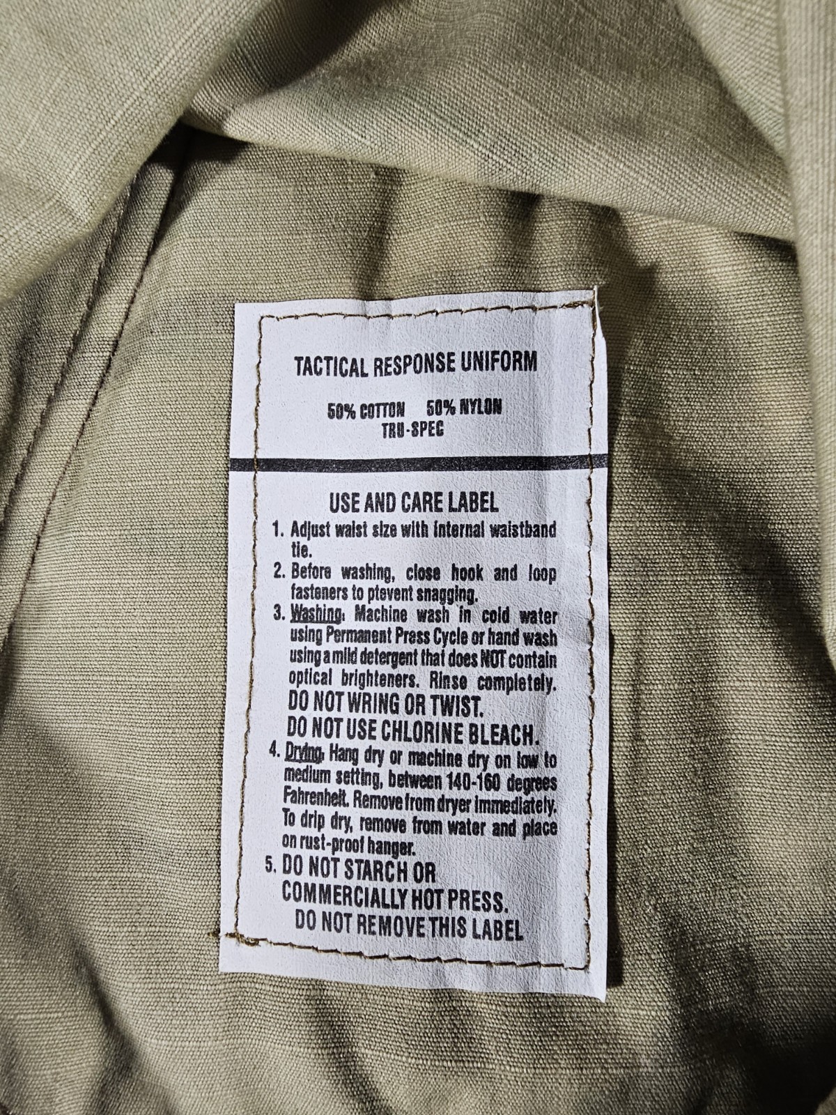 Tru-Spec Mens Multicam Camouflage Tactical Response Uniform Shirt Large Long