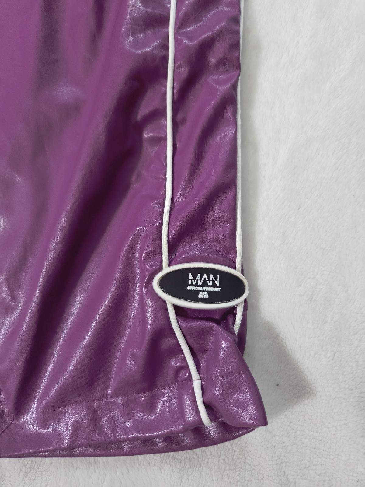 NWOT~ Boohooman Limited Edition 100% polyester purple pants