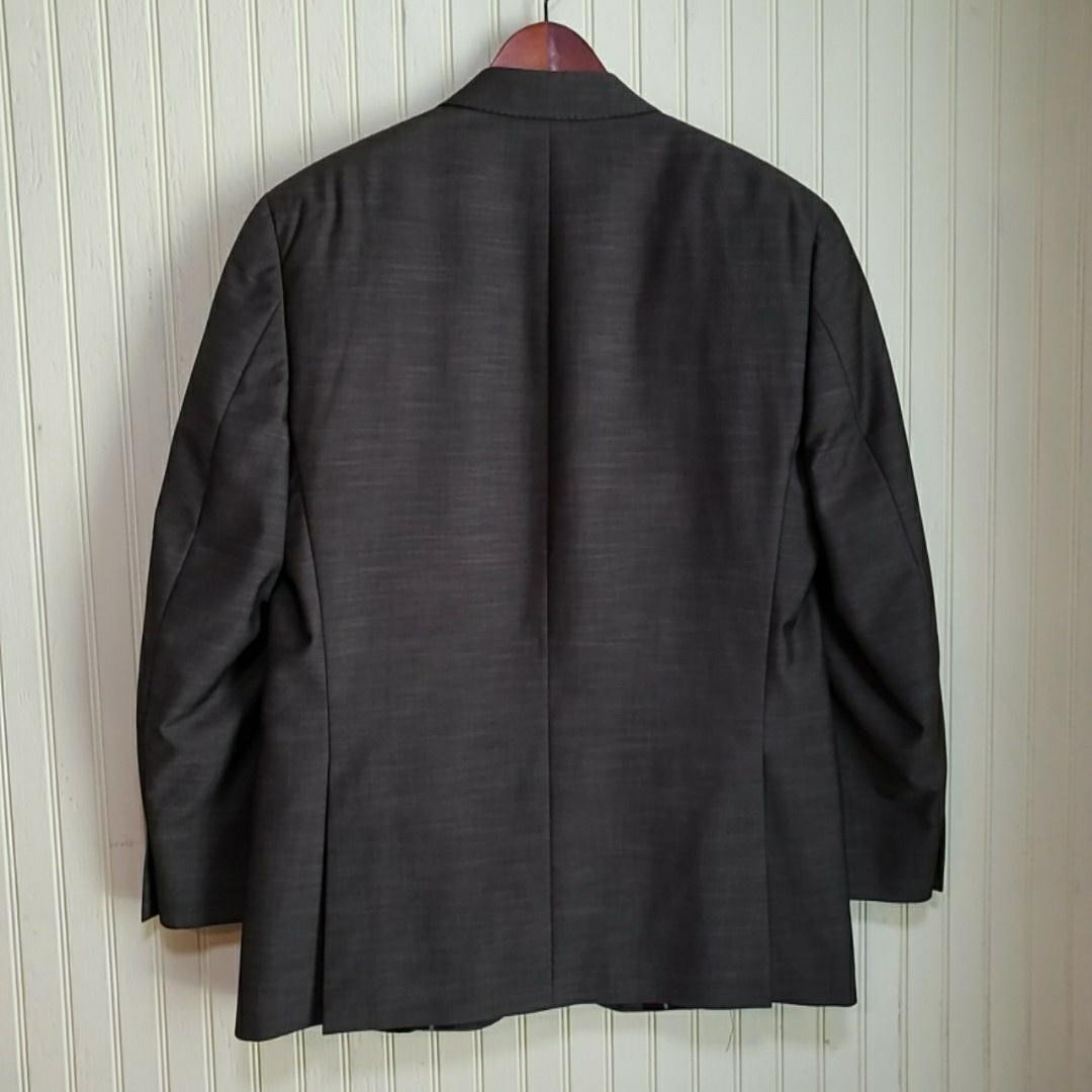 Sean John Suit Jacket Mens 40R Brown Polyester Rayon Two Button Notch Lapel