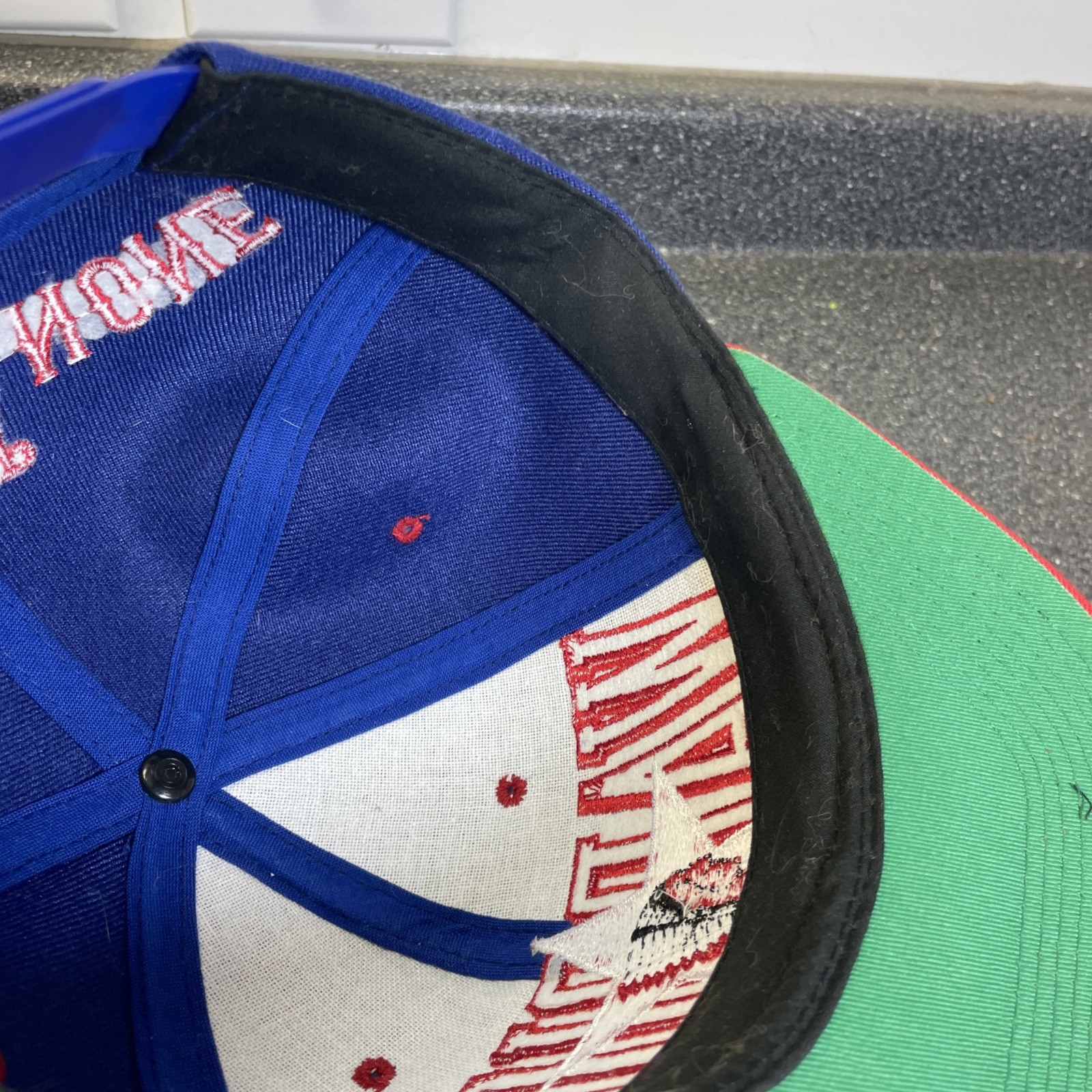 Vintage Korean War Warrior Hat Cap Snapback Re-up Second To None Veteran NWOT