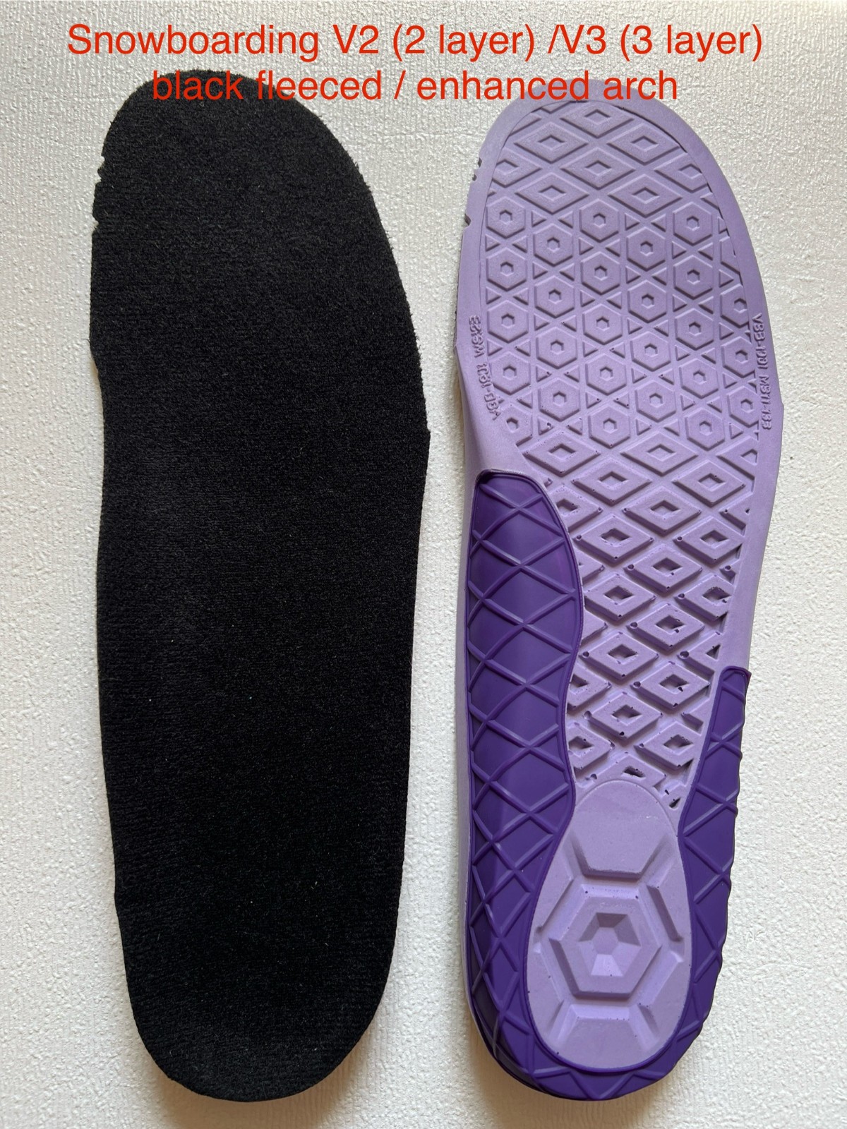 Vans Popcush / Ultracush Pro insoles Skateboard Thick Heel Arch Insoles Ms 7-13