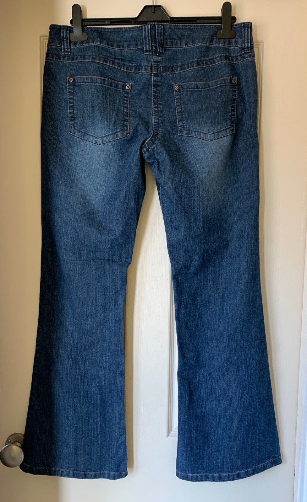 Dorothy Perkins Blue Pre-worn Stretchy Vintage Bootcut Denim Jeans Y2K. SIZE 14