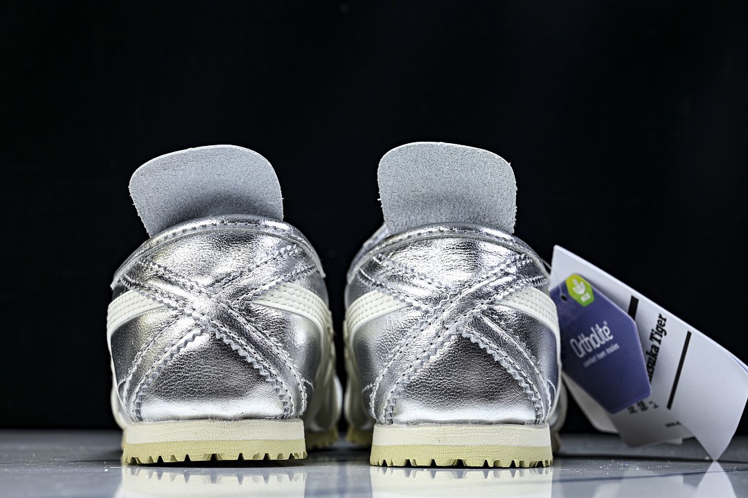 Onits*ka Tiger Mexico 66 Silver Off White THL7C2-9399 Unisex Size 4-11