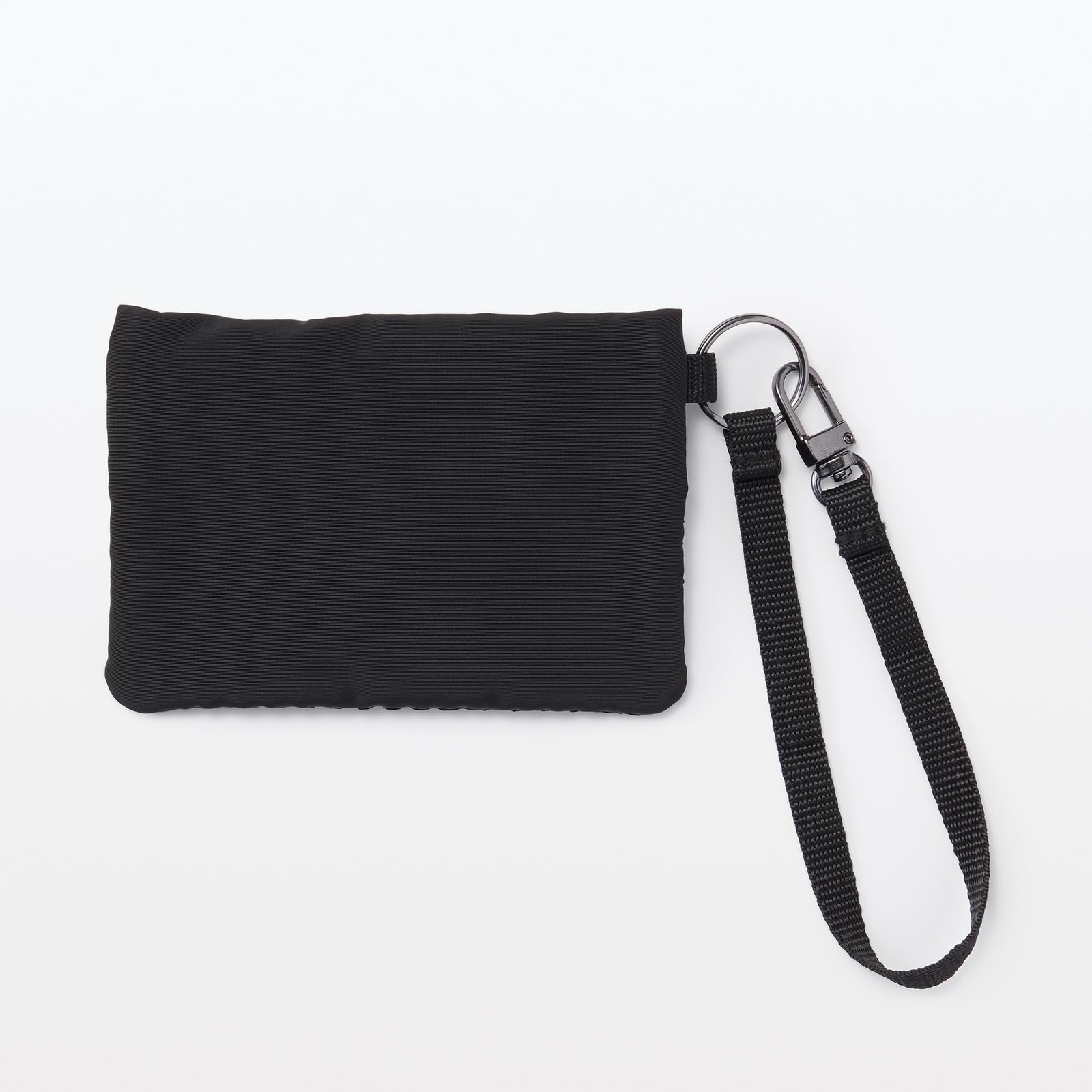 Polyester card case, black, approx. 8 x 12 cm, OHG72A3S