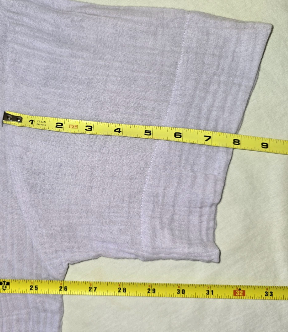 Eileen Fisher Box Top Mallow Organic Cotton Lofty Gauze 2X Coastal Grandma Shirt