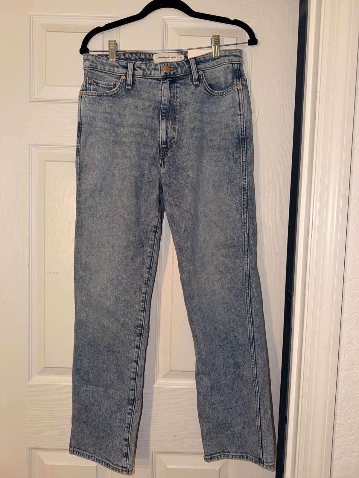 Hudson X Brooks Nader Breaux High Rise Straight Ankle Envie Jean Size 29