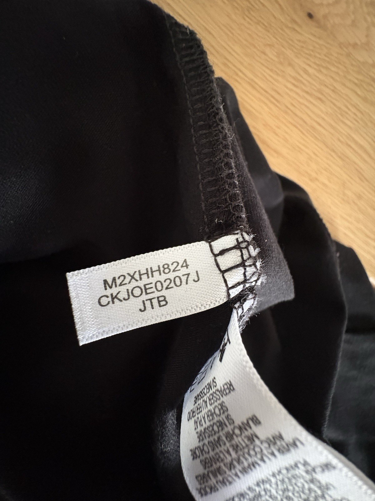 Calvin Klein T Shirt Womens Large Black Rhinestone Studded Logo Graphic Tee L