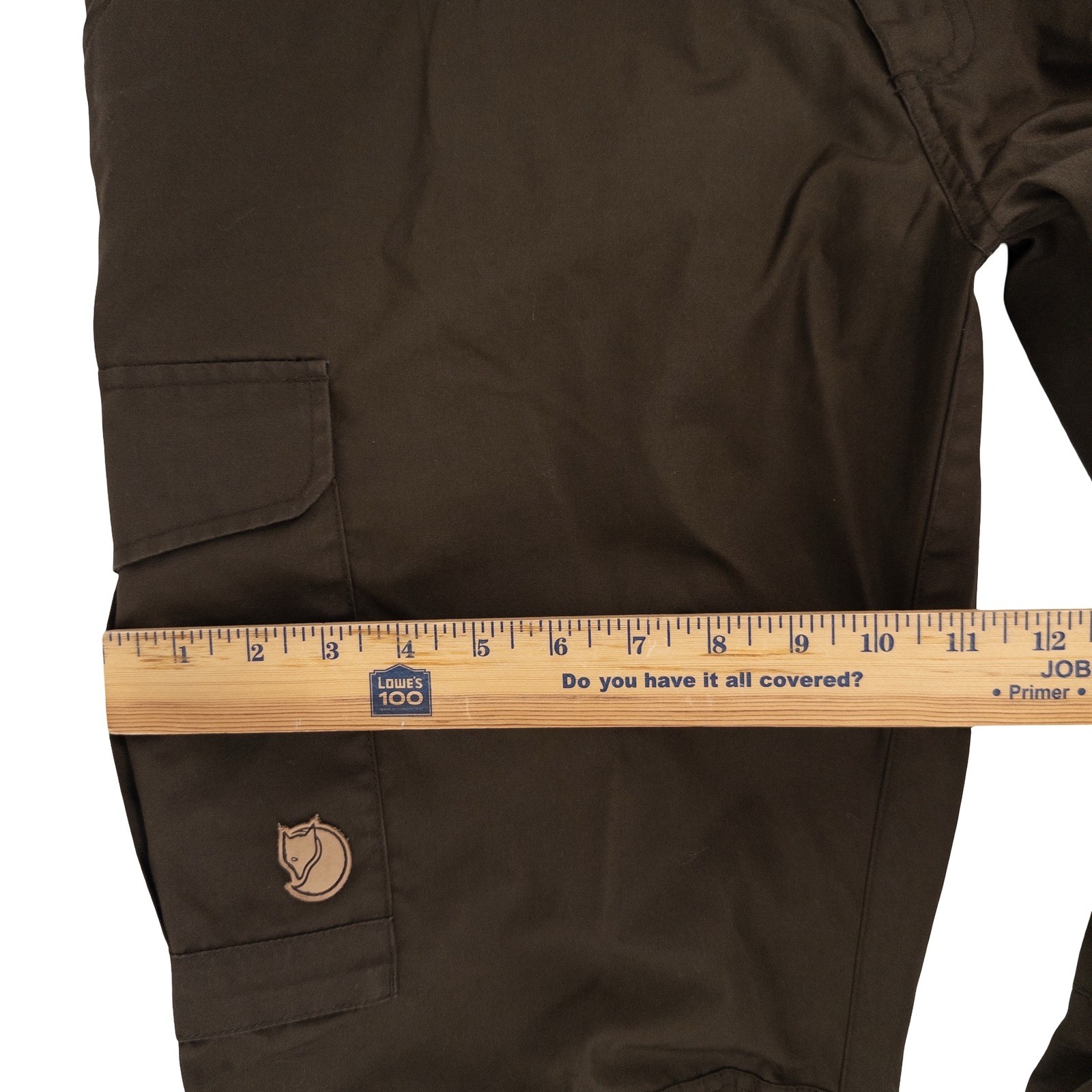 Fjallraven Mens US 38-39 Long Barents Pro Trousers Brown G-1000 Cargo Pants