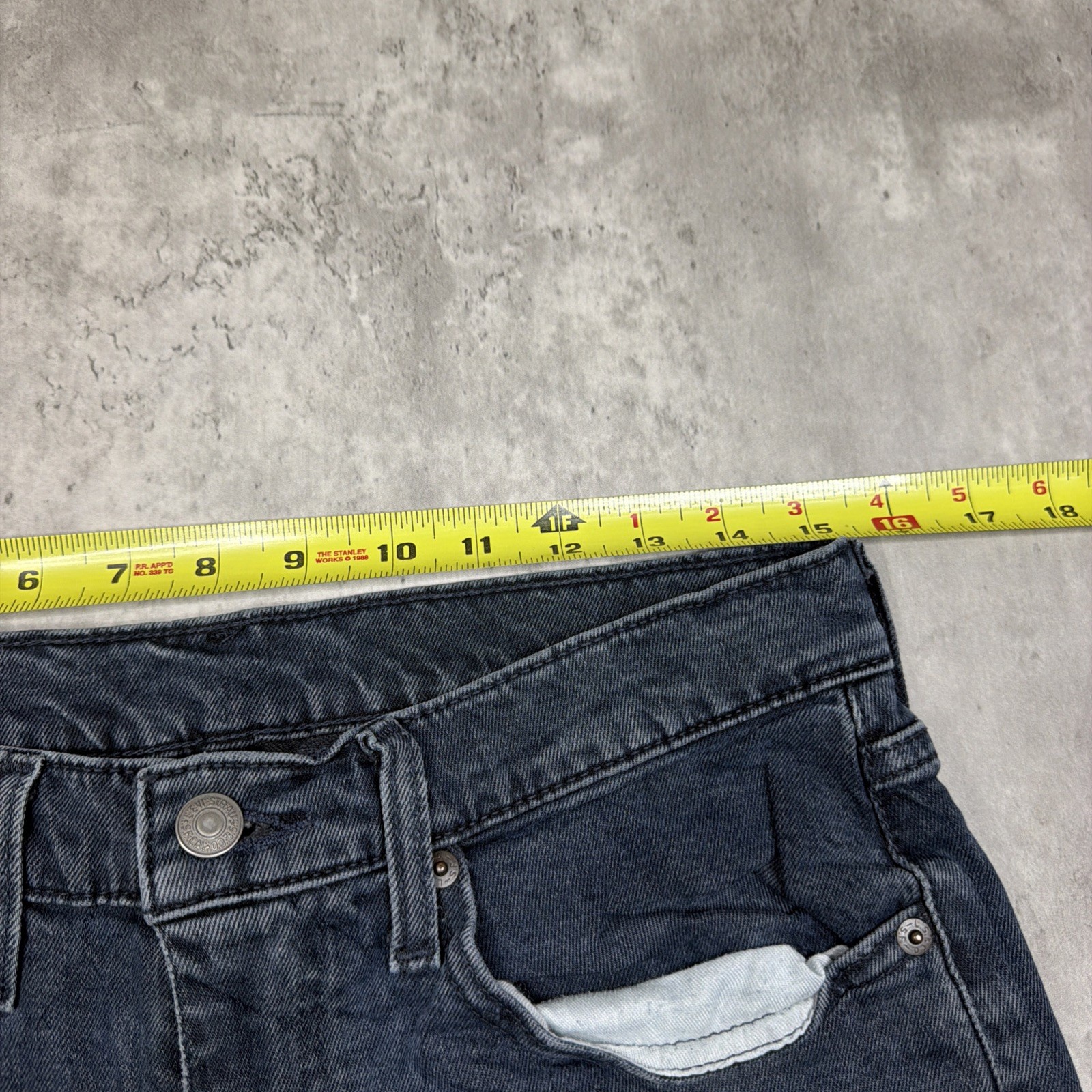 Levis 512 Jeans Men 31×30 Slim Taper Dark Wash Denim Pants Indigo Stretch USA