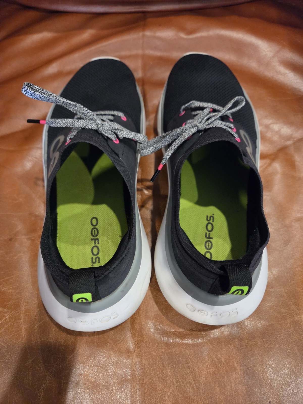 OOFOS OOMY STRIDE RECOVERY Sneakers Womens 11 Black Gray OOFOAM TECHNOLOGY